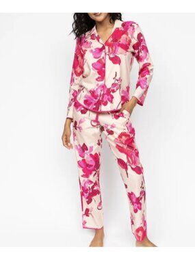 Cyberjammies Pink Floral Pyjama Set ( 8 )